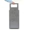 Global Industrial Square Outdoor Can, Gray, Steel, 13-1/2 in 239576GY - alternate 6